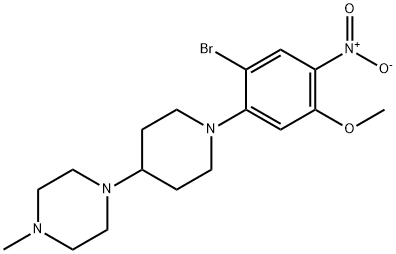 CAS#2267331-25-7|1- (1- (2-Brom-5-methoxy-4-nitrophenyl) piperidin-4-yl) -4-methylpiperazin