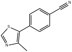 CAS#122957-57-7|4- (4-Methylthiazol-5-yl) Benzonitril