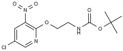 CAS#2225148-30-9|Tert-butyl (2-((5-Chlor-3-nitropyridin-2-yl) oxy) Ethyl) carbamat