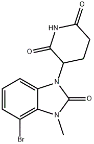 CAS#2304754-51-4|3- (4-Brom-3-Methyl-2-oxo-2,3-Dihydro-1H-1,3-Benzodiazol-1-yl) Piperidin-2,6-Dion