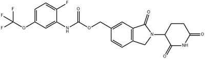 CAS#2803881-11-8|(2- (2,6-Dioxopiperidin-3-yl) -3-oxoisoindolin-5-yl) methyl (2-fluor-5- (trifluormethoxy) phenyl) carbamat